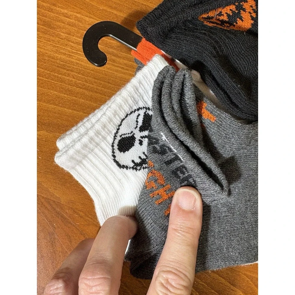 Disney Nightmare Before Christmas Jack Skellington 10 Pr Unisex Ankle Socks NWT